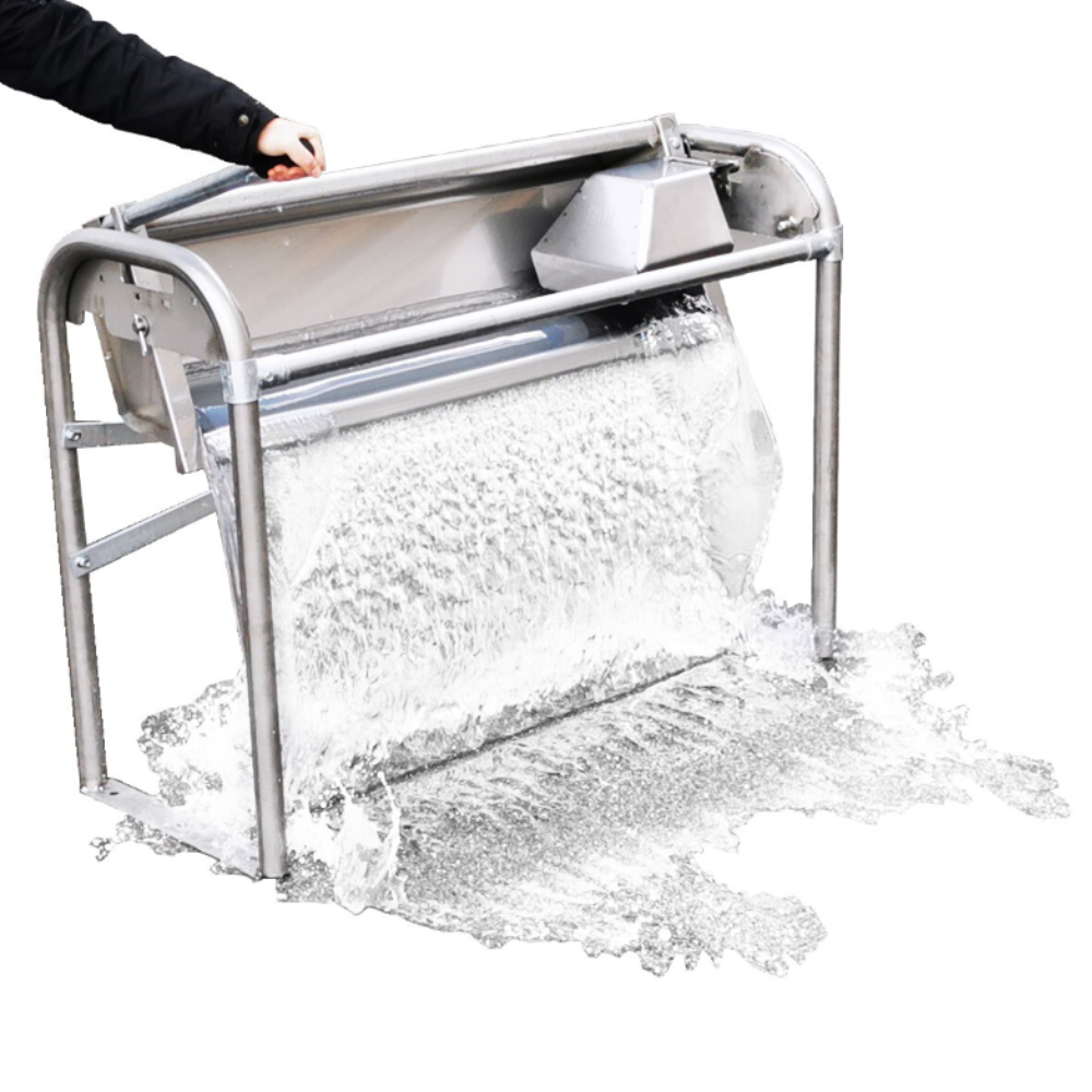 Izgāžama dzirdne, 2.0 m, stiprināma pie sienas, nerūsējošais tērauds